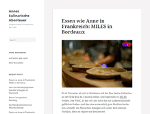 Tablet Screenshot of blog.anneschuessler.com